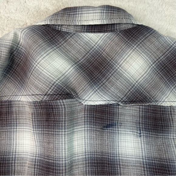 Dickies Quilted Shirt Jacket Shacket Plaid Pearl Snap Mens Size XL - Picture 13 of 16